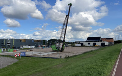 Eerste paal Nieuw bedrijfspand Eekels